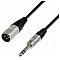 Adam Hall Cables 4 Star Series - Microphone Cable REAN XLR męski / 6.3 mm Jack stereo 0.3 m przewód mikrofonowy