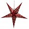 EUROPALMS Składana latarnia papierowa gwiazda, red 50 cm