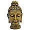 Europalms Buddhahead, antique-gold, 75cm, Głowa Buddy