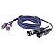 DAP FL26 - Kabel 2 RCA Male L/R  > 2 XLR/M 3 p. 3 m