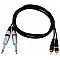 Omnitronic Cable KC2-15 2x6,3plug mo/2xRCA 1,5m