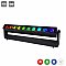 Flash Ruchomy LED BAR 10x40W RGBW 2 sekcje, Zoom 5-50°, 10 sekcji kolorów