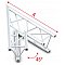 Milos Deco-22 Triangle Truss - Narożnik kratownicy trisystemu ACM19 - 45°