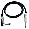 Omnitronic CCable 6,3 plug to 6,3 plug 90° 0,9m