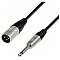 Adam Hall Cables 4 Star Series - Microphone Cable REAN XLR męski / 6.3 mm Jack mono 1.5 m przewód mikrofonowy