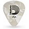 D'Addario White Pearl Celluloid Kostki gitarowe, 100 szt., Heavy 1mm
