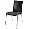 Konig & Meyer 13415-000-02 Krzesło wielofunkcyjne do sztaplowania nogi chromowane, czarne siedzenia