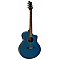 DIMAVERY STW-50 Western Guitar, blau, Gitara akustyczna mini Jumbo - niebieska