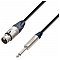 Adam Hall Cables 5 Star Series -  Microphoe Cable Neutrik XLR żeński / 6,3 mm jack mono 10 m przewód mikrofonowy