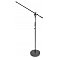 Gravity MS 2321 B - statyw mikrofonowy, Microphone Stand With Round Base And 2-Point Adjustment Boom