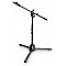 Gravity MS 4222 B - statyw mikrofonowy, Short Microphone Stand With Folding Tripod Base And 2-Point Adjustment Telescoping Boom