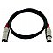 Omnitronic Cable MC-15R,1,5m,red XLR m/f,balance