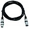 Omnitronic Cable MC-30, 3m czarny XLR m/f balanced