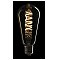 Showgear Żarówka dekoracyjna LED Filament E27 5 W - ściemniana - klosz ze szkła złotego