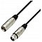 Adam Hall Cables 3 Star Series - Microphone Cable XLR żeński /  XLR męski 0,5 m przewód mikrofonowy