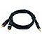 Omnitronic Cable SKC-30 3.5mm jack pl.st/2xRCA 3m