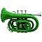 Dimavery TP-300 Bb Pocket Trumpet, green, trąbka