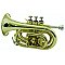 Dimavery TP-300 Bb Pocket Trumpet, gold, trąbka