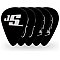 D'Addario Joe Satriani Kostki gitarowe, Black, 10 szt., Light 0.50mm