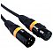 Accu Cable AC-DMX3 / 1,5 3 pkt. XLRm / 3 pkt. XLRf 1,5 m Kabel DMX
