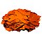 TCM FX Opakowanie konfetti na wagę Metallic rectangular (Prostokąty) 55x18mm, orange, 1kg