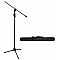 OMNITRONIC Set Microphone Tripod MS-3 bk + Bag, Statyw mikrofonowy z torbą