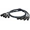 DAP Kabel multicore DMX Snake 4x 3-pin XLR 4-Universe - 10 m