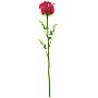 EUROPALMS Róża kryształowa, bordo, sztuczny kwiat, 81 cm 12x