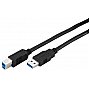 Monacor USB-303AB, kabel usb 3.0 3m