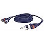 DAP FL23 - Kabel 2 RCA Male L/R  > 2 mono Jack L/R 1,5 m