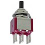 PRZYCISK VERTICAL SNAP-ACTING MOMENTARY PUSH-BUTTON SWITCH - DPDT ON-(ON)