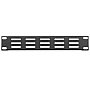 Adam Hall 86221 VH - Panel wentylacyjny w kształcie litery U, 9,5’’, 1U, poziome otwory wentylacyjne