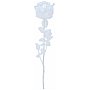EUROPALMS Kryształowa róża, przezroczysta, sztuczny kwiat, 81 cm 12x