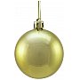 EUROPALMS Deco Ball Dekoracyjne kule, bombki 6cm, gold, metallic 6szt