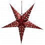 EUROPALMS Składana latarnia papierowa gwiazda, red, 75 cm