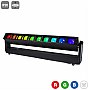 Flash Ruchomy LED BAR 10x40W RGBW 2 sekcje, Zoom 5-50°, 10 sekcji kolorów
