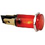 Seder Lampka tablicowa sterownicza, kontrolka ROUND 14mm PANEL CONTROL LAMP 12V RED