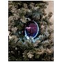 EUROPALMS Podświetlana kula deco ball / bombka LED Snowball 8cm, purpurowa 5x