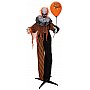 EUROPALMS Figurka na Halloween, Straszny Klaun z Balonem, animowana, 166cm