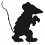 EUROPALMS Dekoracja: Sylwetka Przerażająca Mysz 56cm