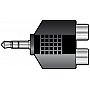 qtx Adapter 3.5mm Stereo Jack wtyk - 2 RCA Phono gniazda