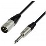 Adam Hall Cables 4 Star Series - Microphone Cable REAN XLR męski / 6.3 mm Jack mono 7.5 m przewód mikrofonowy