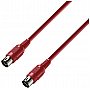 Adam Hall Cables 3 Star Series - MIDI Cable 6 m red przewód MIDI