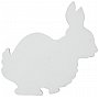EUROPALMS Dekoracja: Sylwetka królik, biały, 56cm