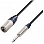 Adam Hall Cables 5 Star Series -  Microphone Cable Neutrik XLR męski  / 6.3 mm Jack mono 10 m przewód mikrofonowy