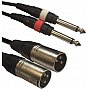 Accu Cable AC-2XM-2J6M / 1,5 2x XLR męski / 2x 6,3 Jack