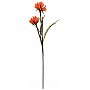 EUROPALMS Kwiat Dahlia (EVA), sztuczna roślina, pomarańczowy, 100 cm