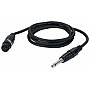 DAP FL02 - Kabel do mikrofonu unbal. XLR/F 3 p. > Jack mono 6 m