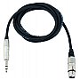 Omnitronic Cable AXK-09 XLR-con.to 6,3 plug st. 0,9m