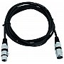 Omnitronic Kabel do mikrofonu MC-30, 3m czarny XLR m/f balanced